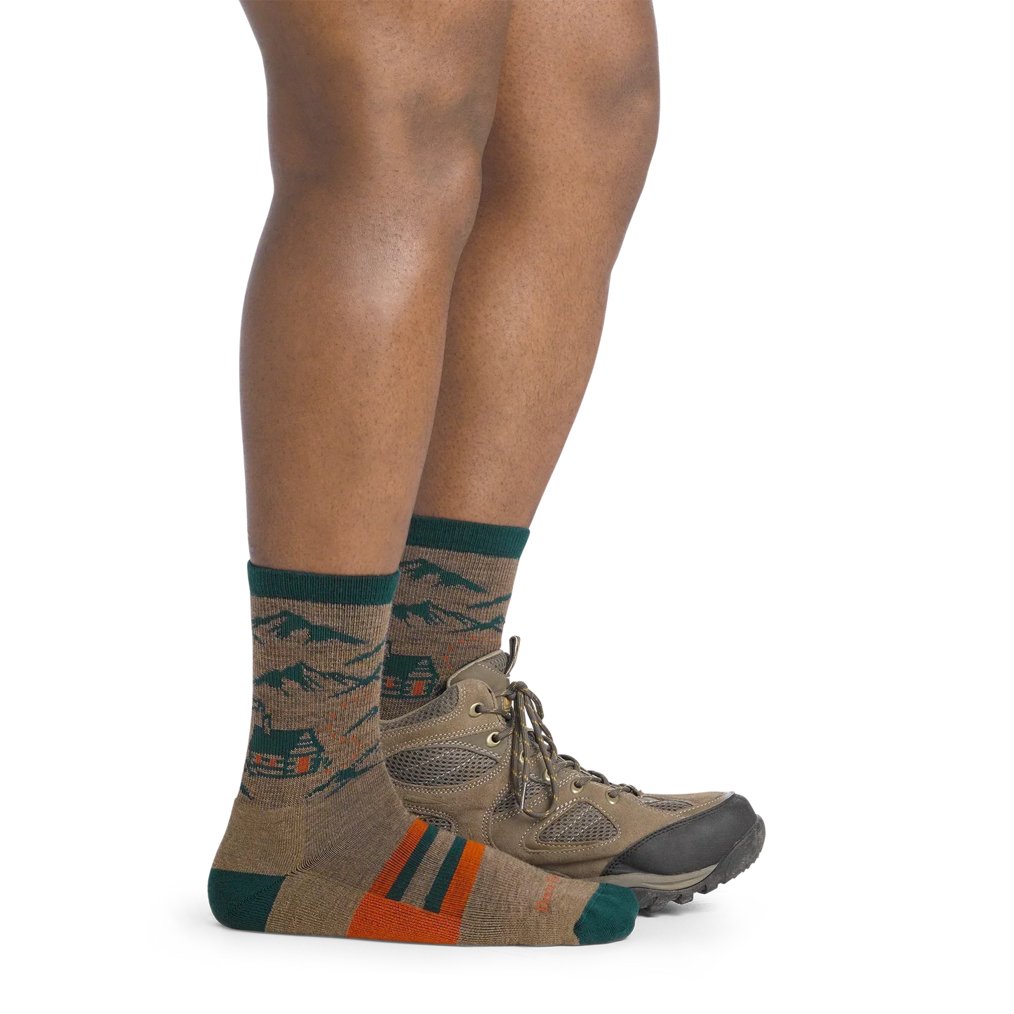 Men's Hike Hike Hut Micro Crew Midweight Hiking Socks-Last Chance
