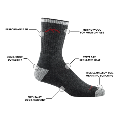 Men's Micro Crew Hiker 2-Pack
