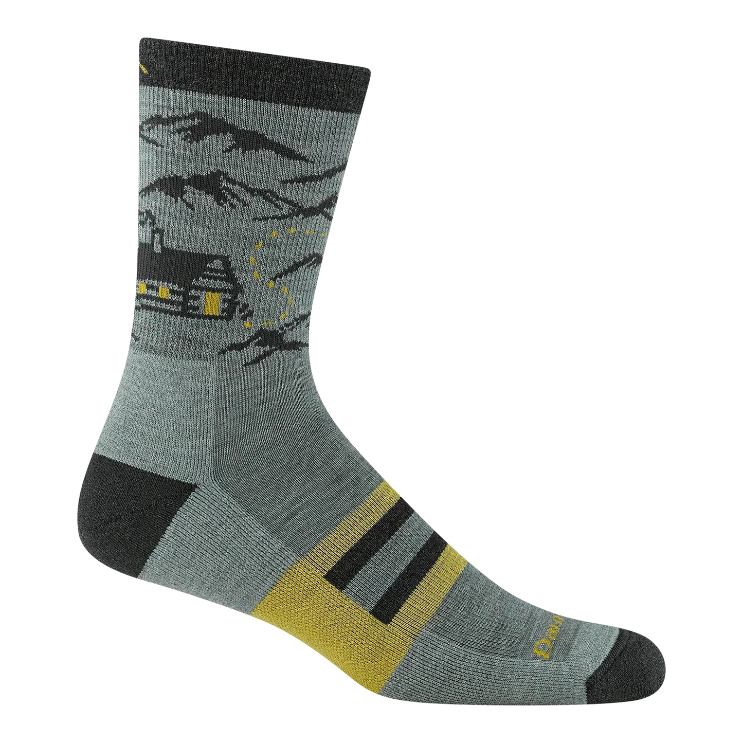 Men's Hike Hike Hut Micro Crew Midweight Hiking Socks-Last Chance