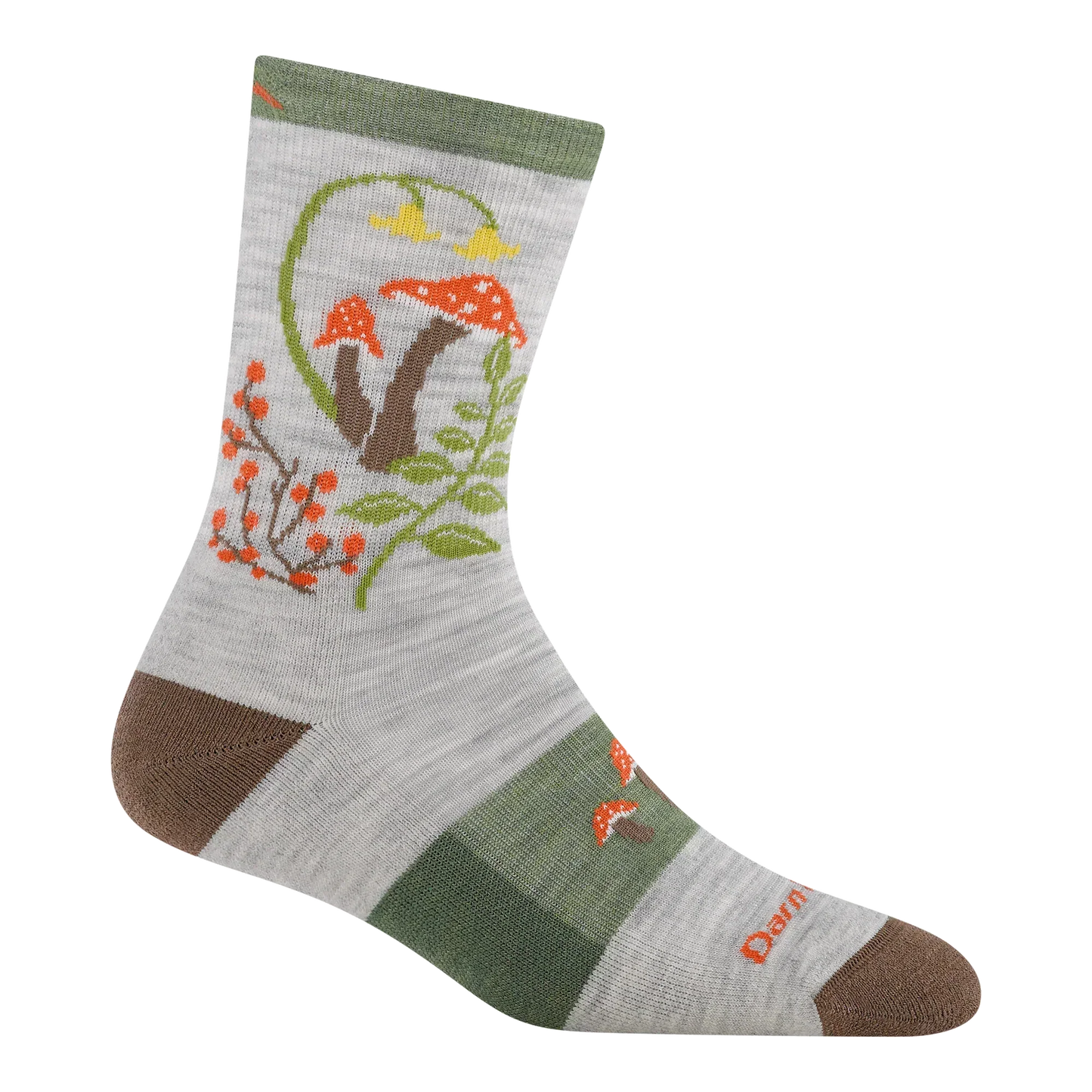 Women's Mellow Mushrooms Micro Crew Lightweight Hiking Socks