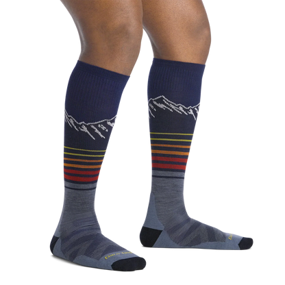 Men's Steep Lines Over-the-Calf Lightweight Ski & Snowboard Socks